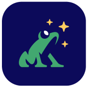 Cosmic Frog with Stars